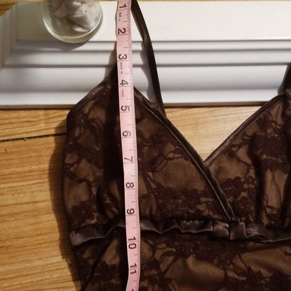 Juniors Brown Pullover Lace Dress - Picture 2 of 7